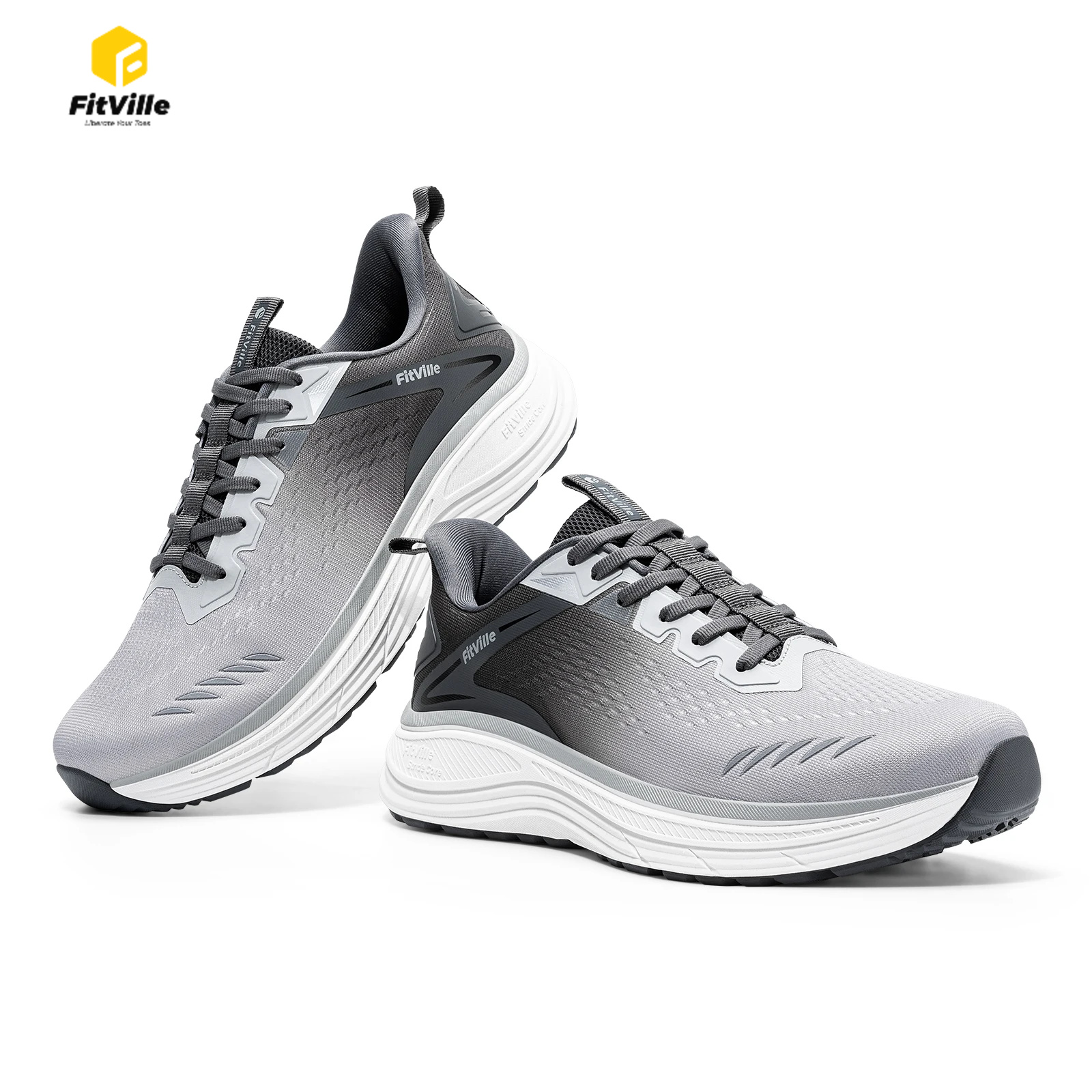 Breathable Mesh Athletic Shoes - FitVille Extra Wide Men'S Sneakers Max