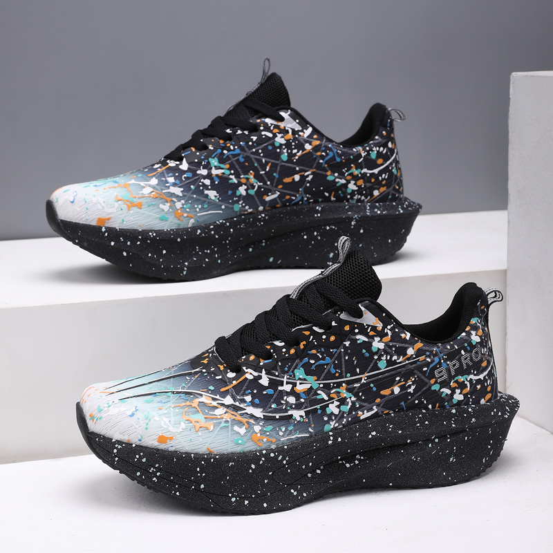 Men Marathon Running Shoes Uni - Breathable Mesh Athletic Shoes ulasan dan harga