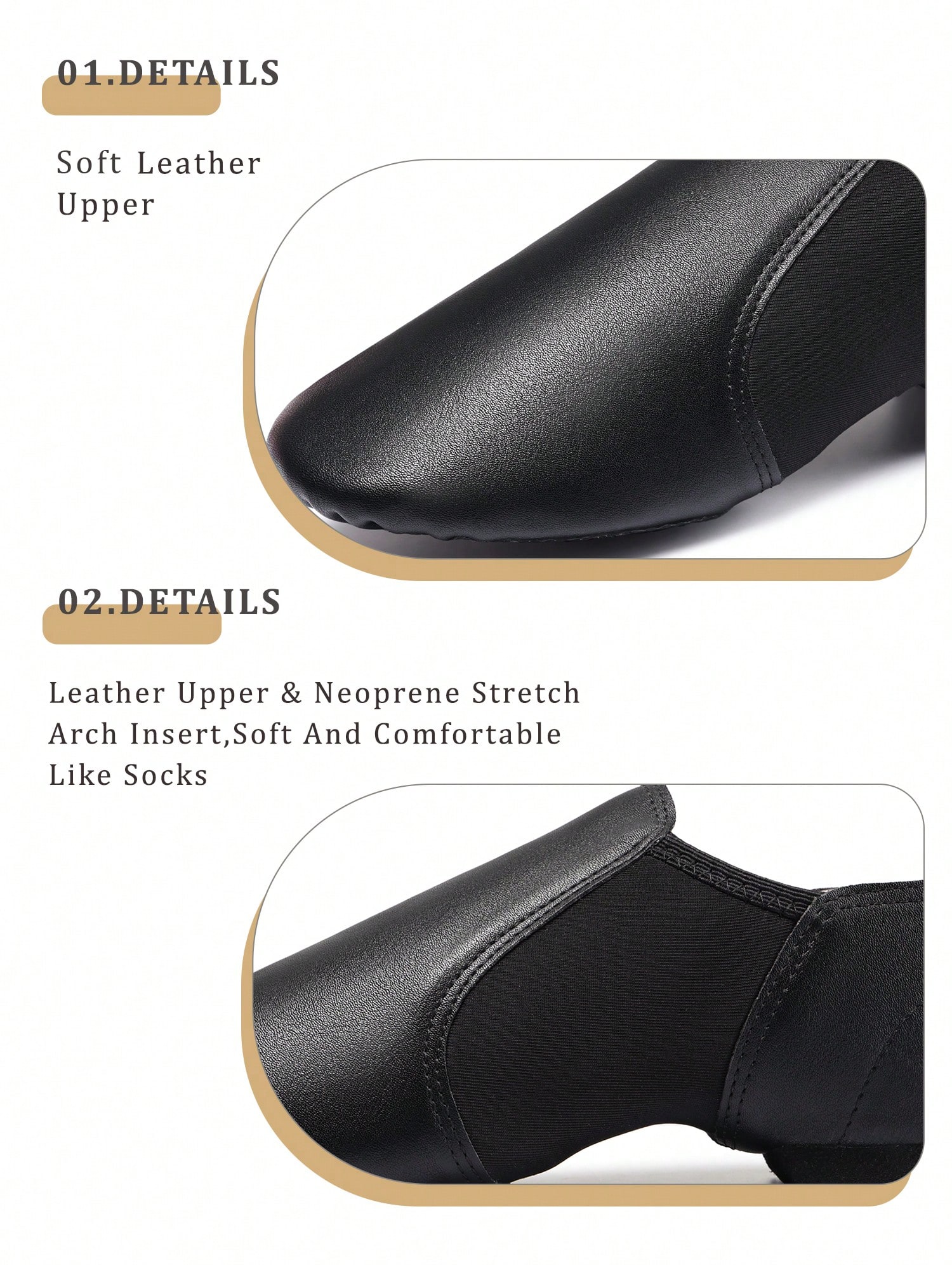Soft Leather Jazz Shoes, Light - Sneakers ulasan dan harga
