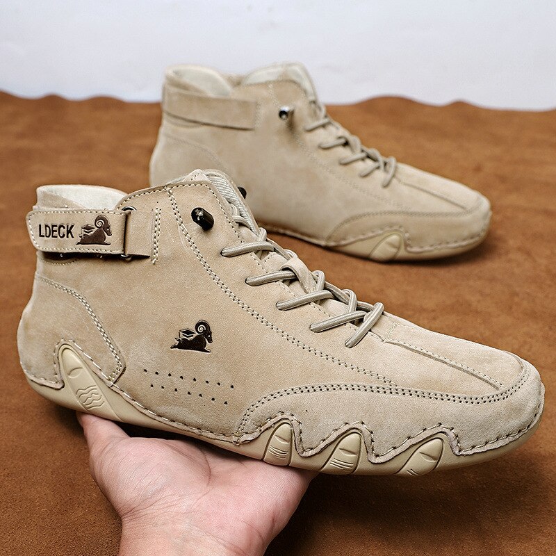 Men Boots Casual Motorcycle Wi - Waterproof Goretex Running Shoes ulasan dan harga