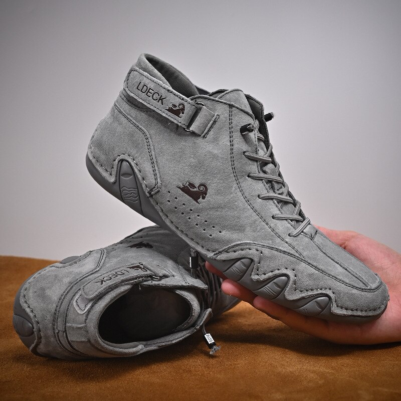 Men Boots Casual Motorcycle Wi - Waterproof Goretex Running Shoes ulasan dan harga