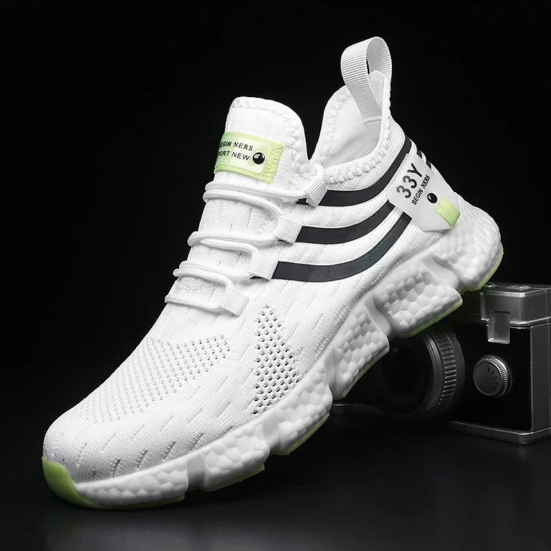 Men's Sneakers Mesh Breathable - Breathable Mesh Athletic Shoes ulasan dan harga